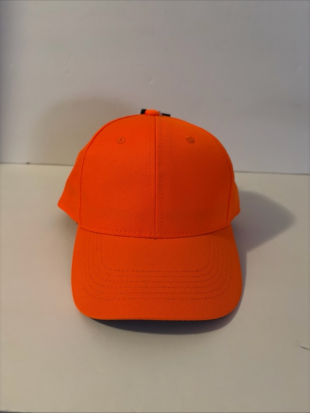 Blank High Viz Orange Hat Ball Cap SNAPBACK Adult
